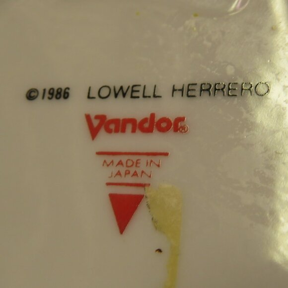 Vandor Lowell Herrero Cat & Dog Sugar Bowl & Creamer Vintage (DF91) - Picture 7 of 7